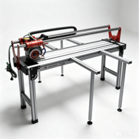 Machine de découpe de carreaux portable FYS-50-1800 5800W, machine à rainurer et à bords pour marbre 45° °   Coupe-biseaux pour carreaux grand format