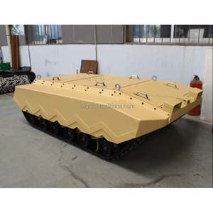 Remote Control Undercarriage Platform with MAX Load 500kg Rubber Track for Inspection and Firefighting - Product Image 1