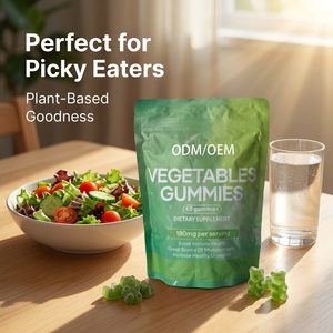Gomitas Veganas de Vegetales con Fórmula Personalizada, Sin Azúcar, Marca Privada OEM ODM, Gomitas Multivitamínicas con Biotina y Ácido Fólico - Product Image 2