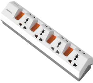2026 New 13A 3000W Power Strip with Master On/Off Switch Overload Protector Multiple <b>Extension</b> <b>Socket</b> with Safety Shutter - Product Image 1