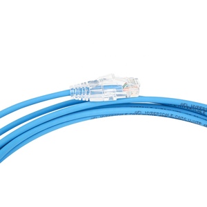 كابل شبكة CAT 6A نحيف بـ 8 موصلات لاستخدامات مراكز بيانات الكمبيوتر - Product Image 1