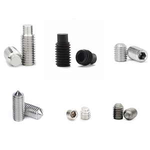 Vis sans tête Allen, hexagonale plate, Torx, à tête conique, argentée, dorée, noire, avec pointe cannelée - Product Image 4