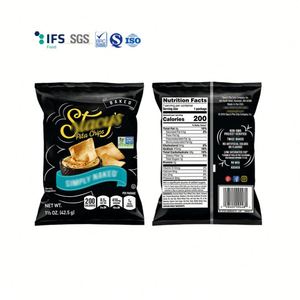 Custom Logo Food Grade Plastic Packaging PET/BOPP Heat-Sealed Back Middle for Chips Laminated Popcorn Snack <b>Bags</b> for Pet Food - Product Image 2