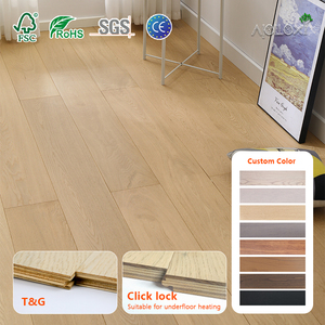 Planches de <span class=keywords><strong>bois</strong></span> d'ingénierie rustiques FSC résistantes à l'usure, chêne verni UV, 2200*153*15mm, parquet à larges lames pour la maison - Product Image 3
