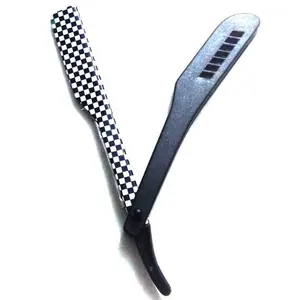 Grosir pisau cukur tukang cukur lurus biru ringan penjualan terbaik dengan merek kustom kualitas tinggi pisau cukur cukur penjualan terbaik