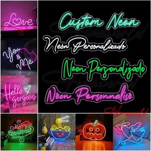 Decorazione luminosa luce al Neon segno di natale camera da letto soggiorno decorazione casa al Neon insegne - Product Image 4