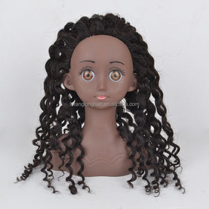 Cabeza <span class=keywords><strong>de</strong></span> Maniquí <span class=keywords><strong>de</strong></span> <span class=keywords><strong>Pelo</strong></span> <span class=keywords><strong>Natural</strong></span> <span class=keywords><strong>de</strong></span> 12 Pulgadas LWL, <span class=keywords><strong>Muñeca</strong></span> <span class=keywords><strong>de</strong></span> Práctica para Niños, Juguete <span class=keywords><strong>de</strong></span> Piel Oscura, Cabeza <span class=keywords><strong>de</strong></span> <span class=keywords><strong>Muñeca</strong></span> Africana Negra para Jugar - Product Image 5