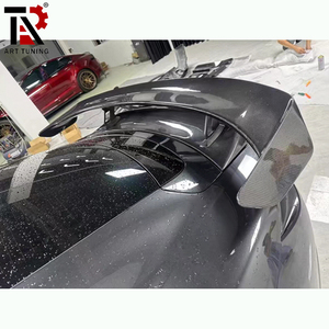 Alerón Trasero de Fibra de Carbono Real para <span class=keywords><strong>Porsche</strong></span> <span class=keywords><strong>Taycan</strong></span> Base 4S <span class=keywords><strong>Turbo</strong></span> <span class=keywords><strong>S</strong></span> 2020-2025, Estilo GT - Product Image 4