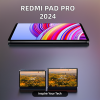 Nouvelle tablette PC Redmi Pad Pro 7 pouces 2024 avec 8 Go de mémoire et processeur AMD Turion, HyperOS, pour usage éducatif, garantie 1 an, vente en gros
