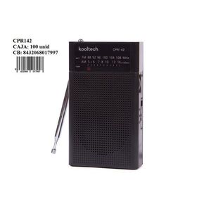 Kooltech FM AM Radio Portable Stereo <b>Mini</b> Receiver With Earbuds Compact Design For Travel And Outdoor Use - Product Image 3