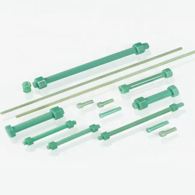 Brand temperature 180-220 FR4 G10 EFP 3841 epoxy rod Insulating bolt parts epoxy glass insulation rod epoxy fiberglass rod