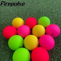 Balles de golf personnalisées à deux couches, colorées et mates, professionnelles, haute élasticité, durables pour le jeu sur le parcours