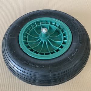 4.00-8 Opblaasbaar Kruiwagenwiel En Band 16 ''Pneumatisch Rubberen Wiel Voor Kruiwagen Tuinwagen En Aanhangwagen Karren - Product Image 2