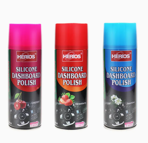 450mL <span class=keywords><strong>Herios</strong></span> coche silicona tablero polaco cera Spray fresa - Product Image 4