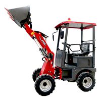 Kleiner Kompakter Elektrischer Hoflader Garten Frontlader Mini Radlader 600kg Schaufellader