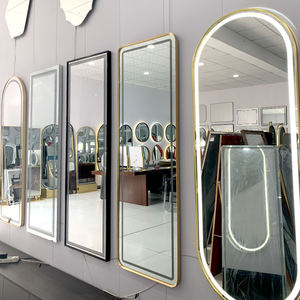 Estetica grande Full Size Designer in piedi corpo pavimento <span class=keywords><strong>specchio</strong></span> Led <span class=keywords><strong>180x80</strong></span> per Hotel Dressing - Product Image 1