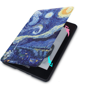 Funda protectora inteligente con diseño personalizado y correa de muñeca para <span class=keywords><strong>Kindle</strong></span> Paperwhite 6 5, funda de tableta con correa de mano para <span class=keywords><strong>Kindle</strong></span> <span class=keywords><strong>2022</strong></span>/2024 - Product Image 5