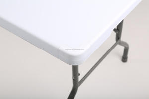 <span class=keywords><strong>Table</strong></span>-banc pliable rectangulaire moderne <span class=keywords><strong>de</strong></span> 6 pieds en plastique blanc imperméable pour <span class=keywords><strong>camping</strong></span>, salle à manger, hôpital, extérieur - Vente en gros - Product Image 4