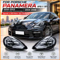 Pour Porsche Panamera 970 970.1 970.2 2010-2016 Phares de style matriciel 2025 972 Amélioration des feux avant pour la modernisation et le restylage