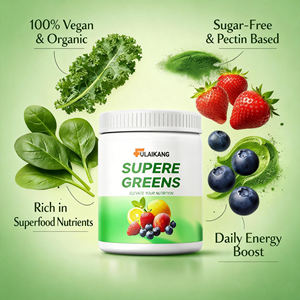 Gommose Vitaminiche Giornaliere Super Greens, Capsule Vegetali di Spirulina, Integratori Erboristici per Energia e Digestione - Product Image 3