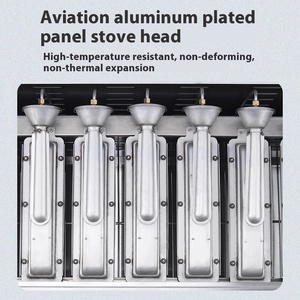 <span class=keywords><strong>Griglia</strong></span> a Gas commerciale in acciaio inox forno sopraelevato Design senza fumo per grigliate efficienti in alberghi e ristoranti - Product Image 6