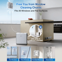 Робот-мойщик окон WINBOT W2 PRO Eco-Friendly с LDS-навигацией, 3 режима очистки, управление через приложение, аккумулятор 5200 мАч