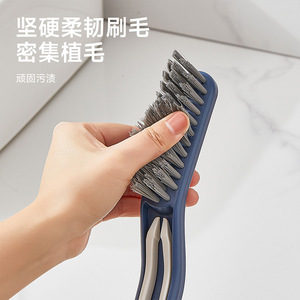 Multi Functional Crevice Brush With Stiff Nylon Bristles And Tweezers For Kitchen Bathroom Cleaning - Product Image 1