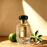 Atomiseur de parfum en verre de haute qualité 30 50 100 ml avec bouchon à sertir, vaporisateur à fine brume, flacon de parfum avec boîte