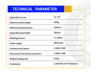 Полностью Автоматический шиномонтажный станок для тяжелых грузовых автомобилей, передвижной шиномонтажный станок с дешевым шиномонтажным устройством - Product Image 5