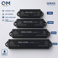 Alimentation LED étanche à découpage, alimentation CC 12V, alimentation LED 12V, alimentation CC 24V, interrupteur étanche