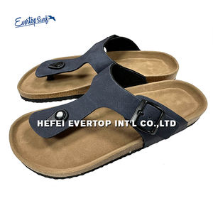 Meilleures pantoufles Design pour hommes, pantoufles d'extérieur pour hommes, pantoufles d'été de plage à <span class=keywords><strong>semelle</strong></span> en liège - Product Image 5