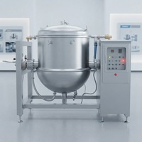 Autoclave Industriel à Vapeur en Acier Inoxydable 304 Grande Capacité pour la Transformation de Viande, de Bouillon et de Soupe