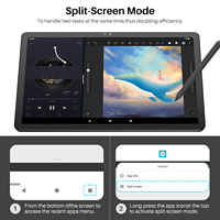 Huion Kamvas Slate 11 Portabel Mesin Tablet PC 10.1 Inci untuk Menggambar dan Mendesain