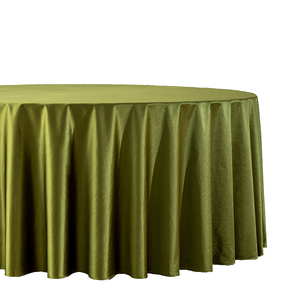<span class=keywords><strong>Tovaglia</strong></span> Rotonda in Raso di Seta Premium Antimacchia <span class=keywords><strong>Verde</strong></span> Oliva 120 Pollici 132 Pollici per Matrimoni, Feste, Banchetti ed Eventi - Product Image 4