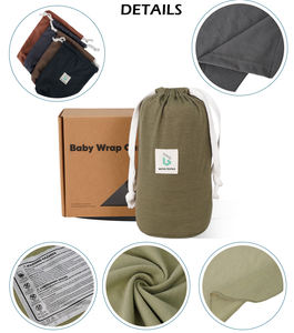 <span class=keywords><strong>Marsupio</strong></span> per Neonati in Poliestere e Spandex Regolabile, Facile <span class=keywords><strong>da</strong></span> Indossare, Colore Unito, Vendita Calda in USA ed Europa - Product Image 6