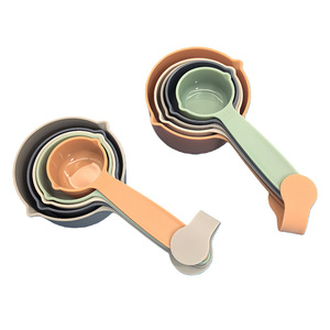5 Piece Plastic Measuring Spoon Set Food Grade PP Minimalist Style Kitchen Baking Tools - Product Image 4