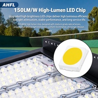 Luz LED Específica para Tenis, Iluminación Impermeable para Canchas de Baloncesto y Pickleball, Lámpara de Tenis Polarizada Antideslumbrante para Exteriores