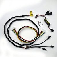 Fabricant de connecteurs personnalisés à 4 broches Assemblage de câbles électriques en caoutchouc PVC Faisceau de câblage électronique personnalisé en cuivre
