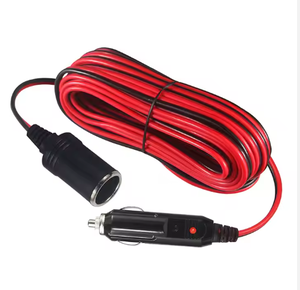 12V mở rộng dây cắm điện 12 24 Volt Thuốc lá nhẹ hơn Nam để nữ dc5525 SAE XT60 M16 M25 cho xe lốp Inflator Cleaner - Product Image 1