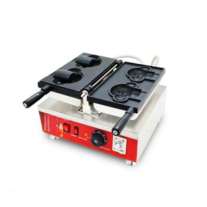 1560 Wát Thương Mại Điện Gấu Taiyaki Ice Cream <span class=keywords><strong>Cone</strong></span> Maker Máy - Product Image 6