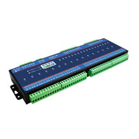 Module de relais de contrôle d'E/S à distance 16 canaux, compatible NPN/PNP, RS485/232 Modbus RTU, 12/24V CC pour le contrôle d'irrigation