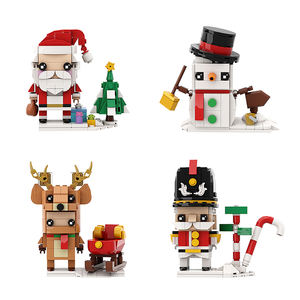 Bloques de Construcción GoldMoc de Navidad, Reno, Muñeco de Nieve, Papá Noel, Cascanueces, Set de Bloques de Construcción DIY para Niños, Juguete de Regalo - Product Image 3