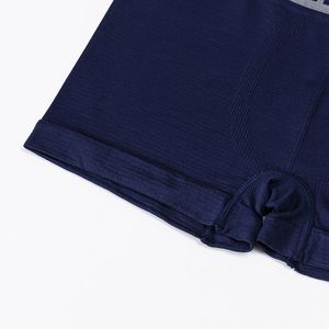 Brand Men's Wholesale Mid-Rise Breathable Knitted Underwear <b>Boxer</b> Shorts <b>Polyester</b> Seamless - Product Image 2
