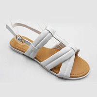 Nouvelles chaussures d'été femmes sandales sangle mode femme chaussures de plage boucle dames talons plats Peep Toe plate-forme sandales d'extérieur