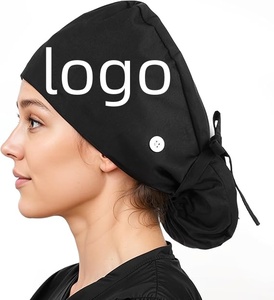 Gorros Quirúrgicos para Mujer, Gorro de Enfermera con Soporte Funcional para Cola de Caballo para Cabello Largo, con Forro de Satén o sin Forro, Regalo Promocional - Product Image 2