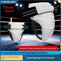 Protège-entrejambe unisexe pour la boxe, le Sanda, le kickboxing, le Taekwondo, le MMA, le Muay Thai, protège-testicules, marque YX CN