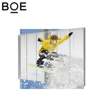 Module de film LED transparent BOE Installation P3.91, grille, écran en maille pour vitrine 3D, 1080P HDR 1000:1, utilisation intérieure/extérieure