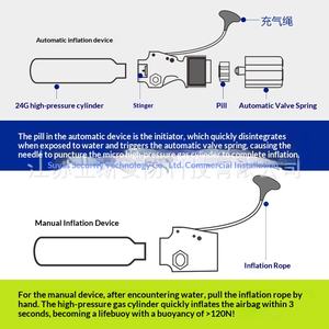 <span class=keywords><strong>Gilet</strong></span> de <span class=keywords><strong>sauvetage</strong></span> auto-gonflant portable professionnel pour la pêche et le ski nautique, équipement de <span class=keywords><strong>sauvetage</strong></span> pour adultes - Product Image 3