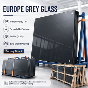 Vente en gros de feuilles de verre gris <span class=keywords><strong>euro</strong></span> et gris cristal (3 mm-12 mm) pour fenêtres, tables et appareils de cuisine - Product Image 1