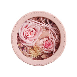 Boîte à cadeau en cuir avec fleurs 19 pièces, nouveau produit fait à la main, boîte plastique - Product Image 2